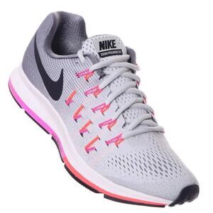 NEW NIKE Zoom Pegasus 33 831356-004 Light Grey Ombre Pink 10 US 42 EUR Medium